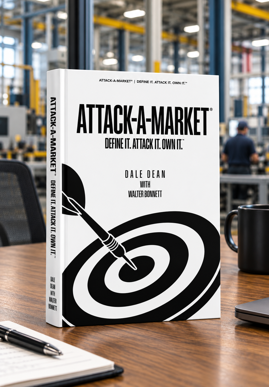 Attack-A-Market Book in a Factory